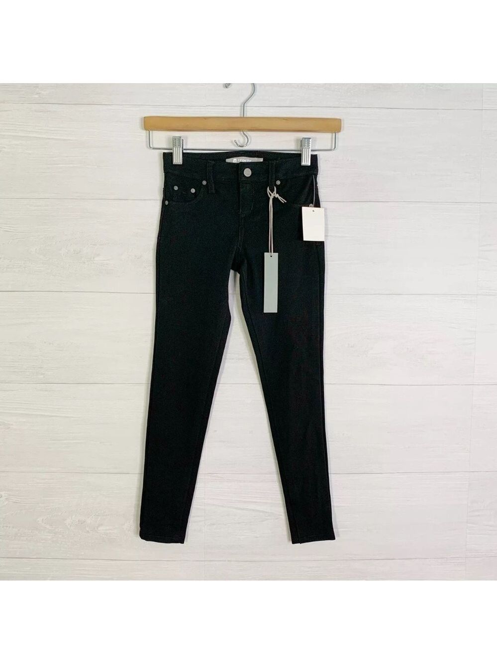 Tractr Jeans Black Skinny Leggings Size 8